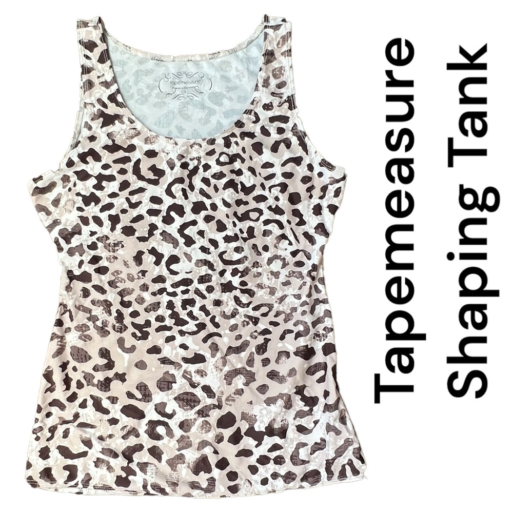 Tapemeasure Shapewear Control Tank Animal Print